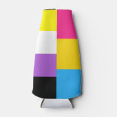 Nonbinary Pansexual Dual Pride Flag ボトルクーラー (正面)