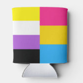 Nonbinary Pansexual Dual Pride Flag 缶クーラー (裏面)