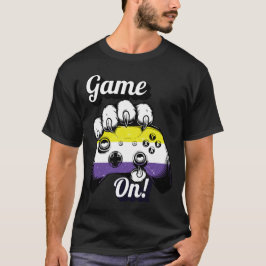 Nonbinary Pride Game On Tiger Paw Controller Shirt Tシャツ