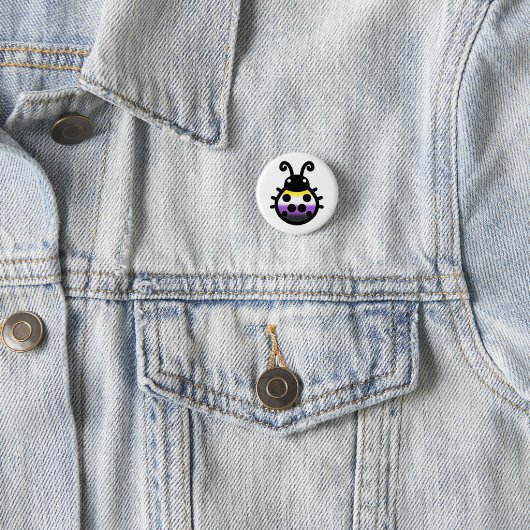 Nonbinary Pride Ladybug Pin Badge 缶バッジ (インサイチュ)