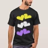 Nonbinary Valentine's Day Love LGBTQ LGBT NB Enby Tシャツ (正面)