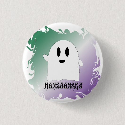 Nonboonaryのgenderqueer 缶バッジ (正面)