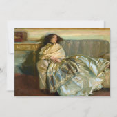 Nonchaloir, Repose by John Singer Sargent サンキューカード (正面)