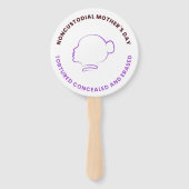 Noncustodial Mothers Biggest Fans ハンドファン (裏面)