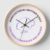 Noncustodial Mother's Day Clock 壁時計 (正面)