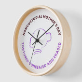 Noncustodial Mother's Day Clock 壁時計 (傾斜)