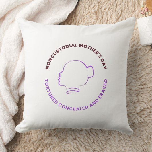 Noncustodial Mother's Day Pillow クッション (ブランケット)