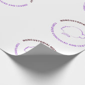 Noncustodial Mother's Day Wrapping Paper ラッピングペーパー (角)