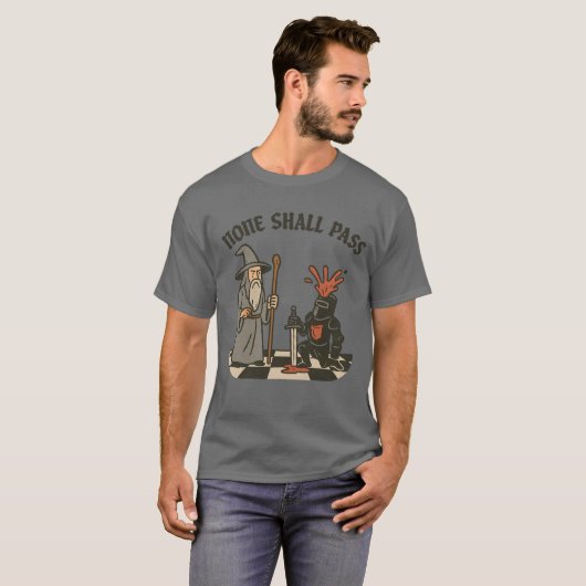 NONE SHALL PASS Tシャツ (正面フル)