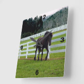 Nonesuch at Cedar Point  スクエア壁時計 (傾斜)