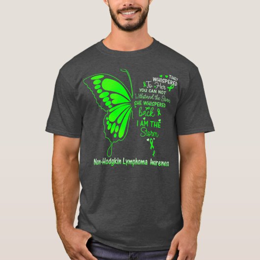 NonHodgkin Lymphoma I am the Storm Tシャツ (正面)