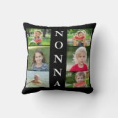 Nonnaおばあちゃんの写真コラージュ クッション (裏面)