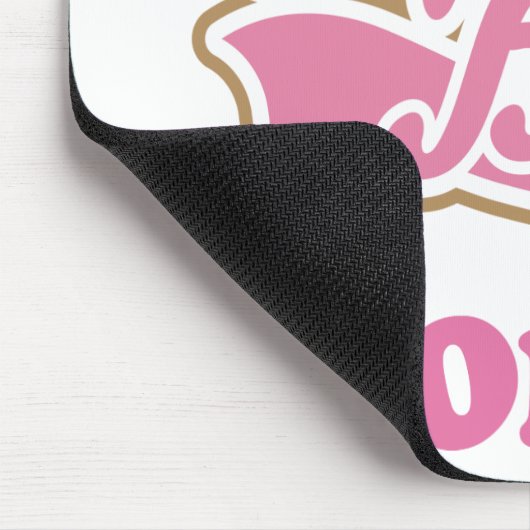 Nonnaのギフトのピンク マウスパッド (コーナー)