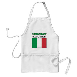 Nonnaの台所イタリア人の旗 スタンダードエプロン
