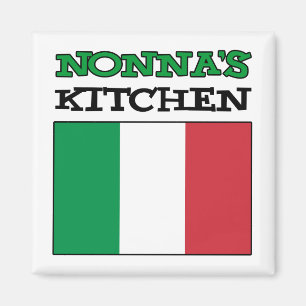 Nonnaの台所イタリア人の旗 マグネット