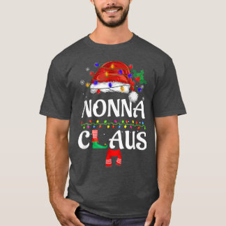 Nonna句マッチングファミリーサンタハパジャマXma Tシャツ