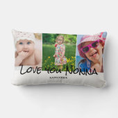 Nonna祖母3 Photo Collage ランバークッション (裏面)