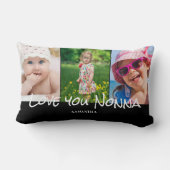 Nonna祖母3 Photo Collage ランバークッション (裏面)