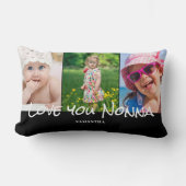 Nonna祖母3 Photo Collage ランバークッション (正面)