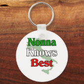 Nonna(おばイタリアンあん)mが知っ最高のている キーホルダー (正面)