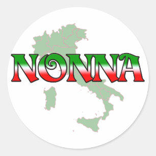 Nonna (イタリアンな祖母) ラウンドシール