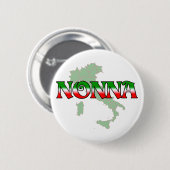 Nonna (イタリアンな祖母) 缶バッジ (正面&裏面)