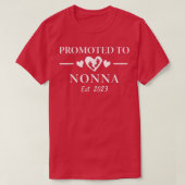 Nonna 2023のNonna妊娠アナウンスメントに昇格 Tシャツ (デザイン正面)
