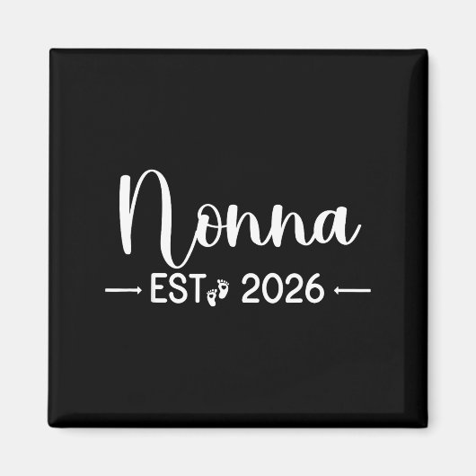 Nonna Est 2026 New Matching Mother To Be 2026  マグネット (正面)