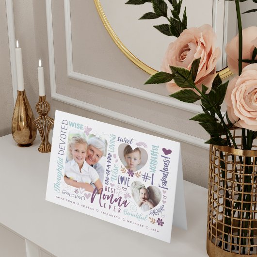 Nonna Everの最高の言葉Any大事な行事フォトカード カード