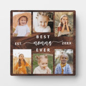 Nonna Ever最高の - Sogles Wood Photo Collage フォトプラーク (正面)