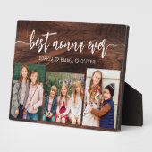 Nonna Ever最高の - Sogles Wood Photo Collage フォトプラーク (側面)