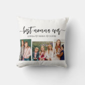 Nonna Ever最高の - Soldies Photo Collage クッション (正面)
