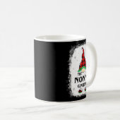 Nonna Gnome Buffalo Plaid Matching Family Xmas Paj コーヒーマグカップ (正面右)