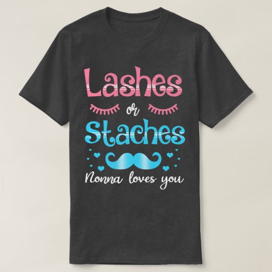 Nonna Loves You Gender Reveal Tシャツ (デザイン正面)