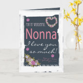 Nonna Motherのデイカードトレンディーとモダン カード (黄色い花)