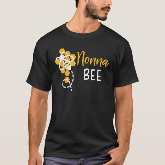 Nonna Of The Bee 1th Birthday Equipment First Bee Tシャツ (正面)