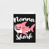 Nonna Shark Mother's Day Grandma Funny  カード (正面)