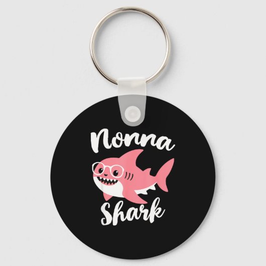 Nonna Shark Mother's Day Grandma Funny  キーホルダー (正面)