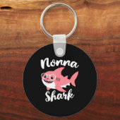 Nonna Shark Mother's Day Grandma Funny  キーホルダー (正面)