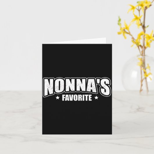 Nonna's Favorite  カード (黄色い花)