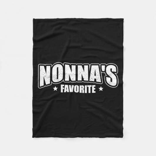 Nonna's Favorite  フリースブランケット (正面)