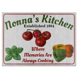 Nonna's Kitchen Glass Cutting Board カッティングボード