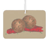 Nonna's Meatballsミートボールマリナライタリアン食品 カーエアーフレッシュナー (正面)