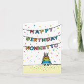 Nonnettoの誕生日カード カード (正面)