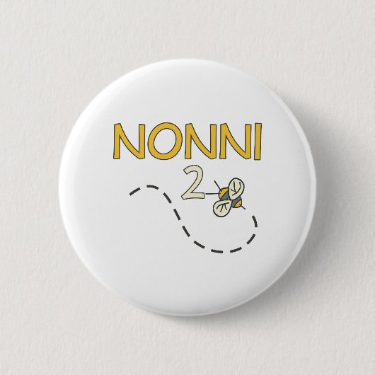 Nonni 2の蜂 缶バッジ (正面)