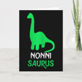 Nonni-saurus Funny Dino Dinosaur Nonnisaurus  カード (正面)