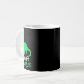Nonni-saurus Funny Dino Dinosaur Nonnisaurus  コーヒーマグカップ (正面左)