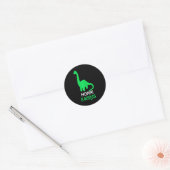Nonni-saurus Funny Dino Dinosaur Nonnisaurus  ラウンドシール (封筒)