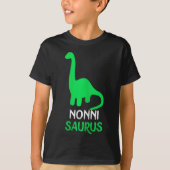 Nonni-saurus Funny Dino Dinosaur Nonnisaurus  Tシャツ (正面)