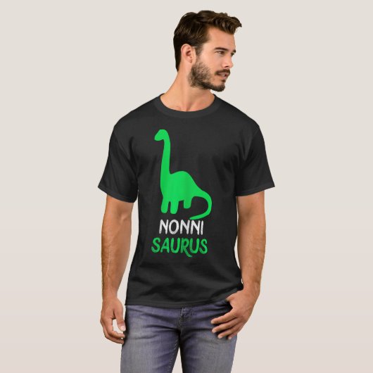 Nonni-saurus Funny Dino Dinosaur Nonnisaurus  Tシャツ (正面フル)